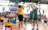 Phu Cuong male and Phu Tho female team win at Volleyball tournament of TDM City Sport Games