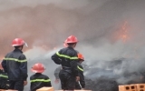 Cháy lớn tại khu công nghiệp Tân Tạo ở TP.HCM