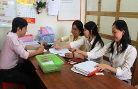 Bộ phận “một cửa” xã An Điền (Bến Cát):  Đăng ký mô hình “Làm theo Bác”