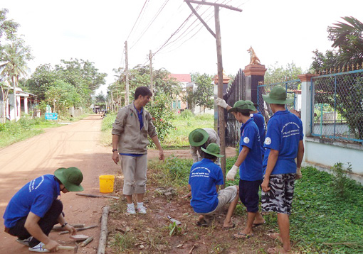 Đưa bài học từ giảng đường tới mùa hè xanh