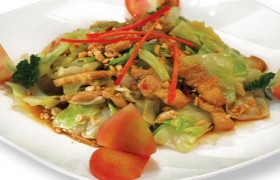 Bắp cải xào xốt tương