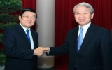 Leaders receive new JICA President