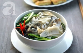 Canh măng chua nấu cá