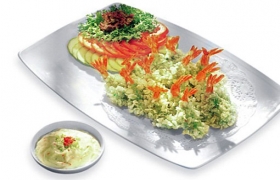 Tôm chiên cốm