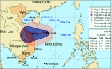 Tâm bão đang tiến về bờ biển các tỉnh Quảng Trị - Quảng Nam