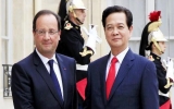 Thủ tướng Nguyễn Tấn Dũng hội kiến với Tổng thống Pháp