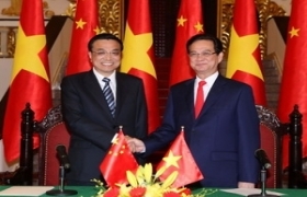越中发表《新时期深化中越全面战略合作的联合声明》