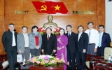 Chủ tịch UBND tỉnh Lê Thanh Cung tiếp đoàn ngoại giao Đảng Cộng sản Pháp