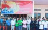 平阳青年在老挝占巴塞省开展社会自愿活动