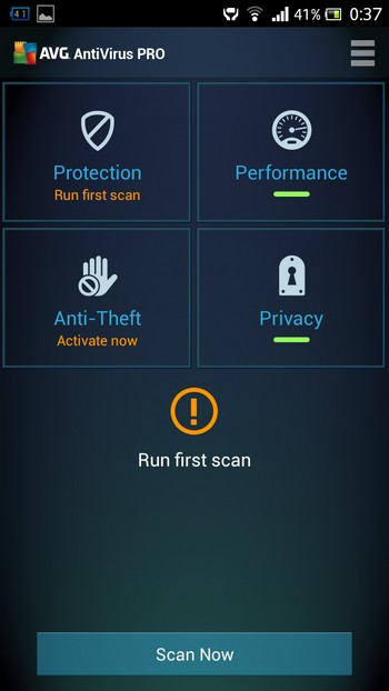 Bản quyền miễn phí ứng dụng bảo mật AVG Antivirus Pro dành cho Android