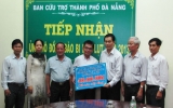 Đoàn cứu trợ tỉnh Bình Dương ủng hộ và chia sẻ với đồng bào Quảng Nam, Đà Nẵng bị thiệt hại do bão lũ