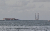 Tàu nước ngoài đâm nhau ở Vũng Tàu, 15 container rơi xuống biển
