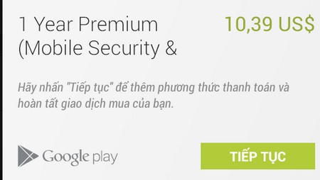 Bản quyền miễn phí ứng dụng bảo mật cho Android của BitDefender
