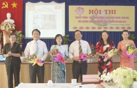 Dĩ an tổ chức hội thi "dân chủ, quần chúng, nêu gương" của Chủ tịch Hồ Chí Minh