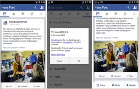 Lộ giao diện khác lạ của ứng dụng Facebook cho Android