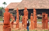 越南各民族文化旅游村西原雕塑园正式开园