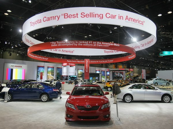 Xe Camry của Toyota bày bán tại Chicago, Illinois (Mỹ)