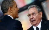 Bắt tay lịch sử giữa Tổng thống Mỹ và Chủ tịch Cuba