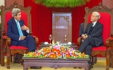 Party leader receives US State Secretary