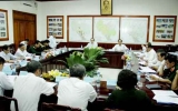 Đoàn công tác của Bộ Chính trị làm việc với Ban Thường vụ Tỉnh ủy Bình Dương