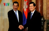 Chủ tịch nước tiếp Thủ tướng Campuchia