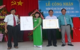 Phú Giáo:  Trường Tiểu học Tân Long đạt chuẩn chất lượng giáo dục cấp độ 3