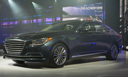 Hyundai Genesis 2015 chính thức ra mắt tại Mỹ