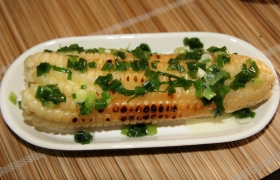 Bắp nướng mỡ hành
