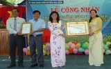 27/36 schools in Phu Giao get the national standards