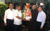 Lãnh đạo tỉnh thăm và chúc tết Giáo hội Phật giáo tỉnh