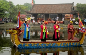 全国各地举行2014甲午年春节庙会