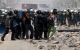 Cambodia: riot police hold regular exercise