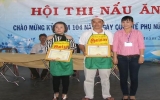 Công đoàn KCN Việt Nam - Singapore tổ chức Hội thi nấu ăn nhân ngày Quốc tế phụ nữ