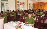 Sở cảnh sát PCCC tỉnh tổ chức hội nghị tập huấn Chỉ thị, Thông tư của Bộ trưởng Bộ Công an