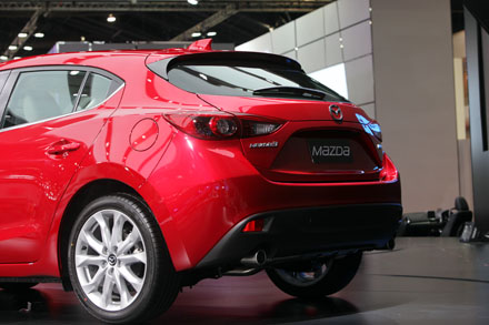 Đuôi xe Mazda3 mới phiên bản hatchback