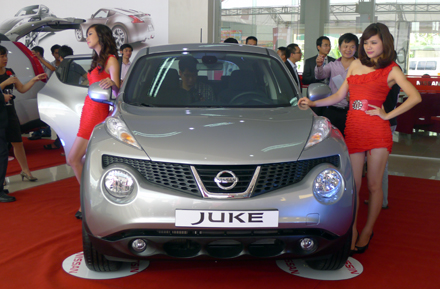 Xe Nissan Juke với thiết kế lạ mắt