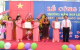 Le Thi Trung pre-school gets national standards