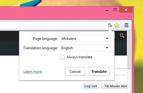 Kích hoạt giao diện chuyển ngữ mới trong Google Chrome