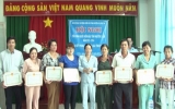 Blood donors in Di An honored