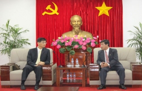 Lãnh đạo tỉnh tiếp Đoàn Văn phòng Kinh tế - Văn hóa Đài Bắc