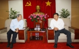 Phó Chủ tịch UBND tỉnh Trần Thanh Liêm tiếp lãnh đạo Tổng công ty Bưu điện Việt Nam