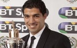 Luis Suarez nhận danh hiệu Cầu thủ xuất sắc nhất năm