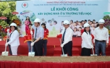 Trung tâm Nhân đạo Quê Hương khởi công xây nhà ở và trường tiểu học