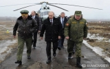 Tổng thống Nga trực tiếp theo dõi tập trận bằng tên lửa