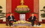 Tổng Bí thư Nguyễn Phú Trọng tiếp Tổng thống Cộng hòa Azerbaijan