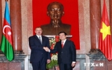 Vietnamese, Azerbaijan Presidents hold talks