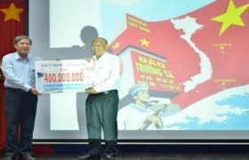 Công ty TNHH MTV Xổ số kiến thiết Bình Dương: Ủng hộ Hoàng Sa - Trường Sa 400 triệu đồng