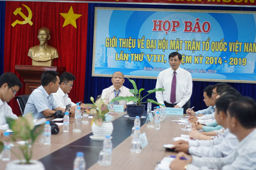 Đại hội MTTQ Việt Nam tỉnh Bình Dương lần thứ VIII, nhiệm kỳ 2014