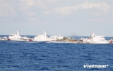 Chinese vessels continue blocking Vietnamese ships in oil rig site
