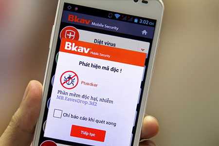 Bkav cập nhật phần mềm chống nghe lén trên điện thoại